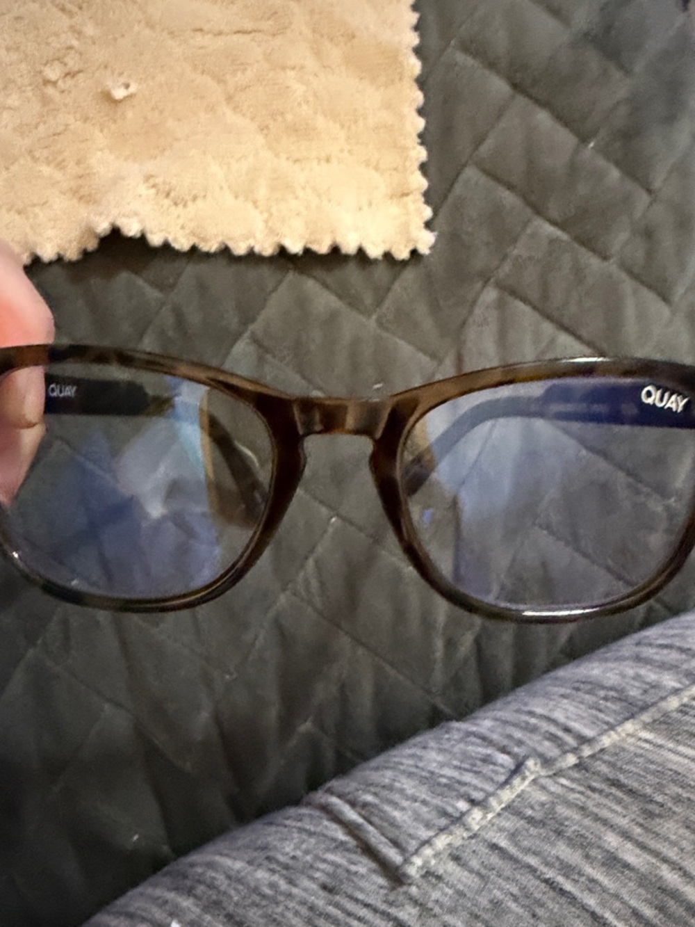 Quay Australia Brown Tortoiseshell Round Glasses